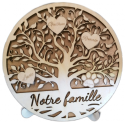 Arbre de vie famille (avec support)