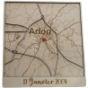 Carte topographique multicouche (20x23cm)