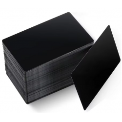 Cartes de visite en métal